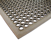 GenWare Black Rubber Kitchen Mat 90x150cm